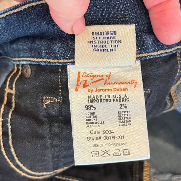 Citizens of Humanity Kelly 001 Low Waist Bootcut Jeans Size 29 Stretch Y2k - Picture 5 of 11